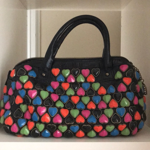 betsey johnson candy heart luggage